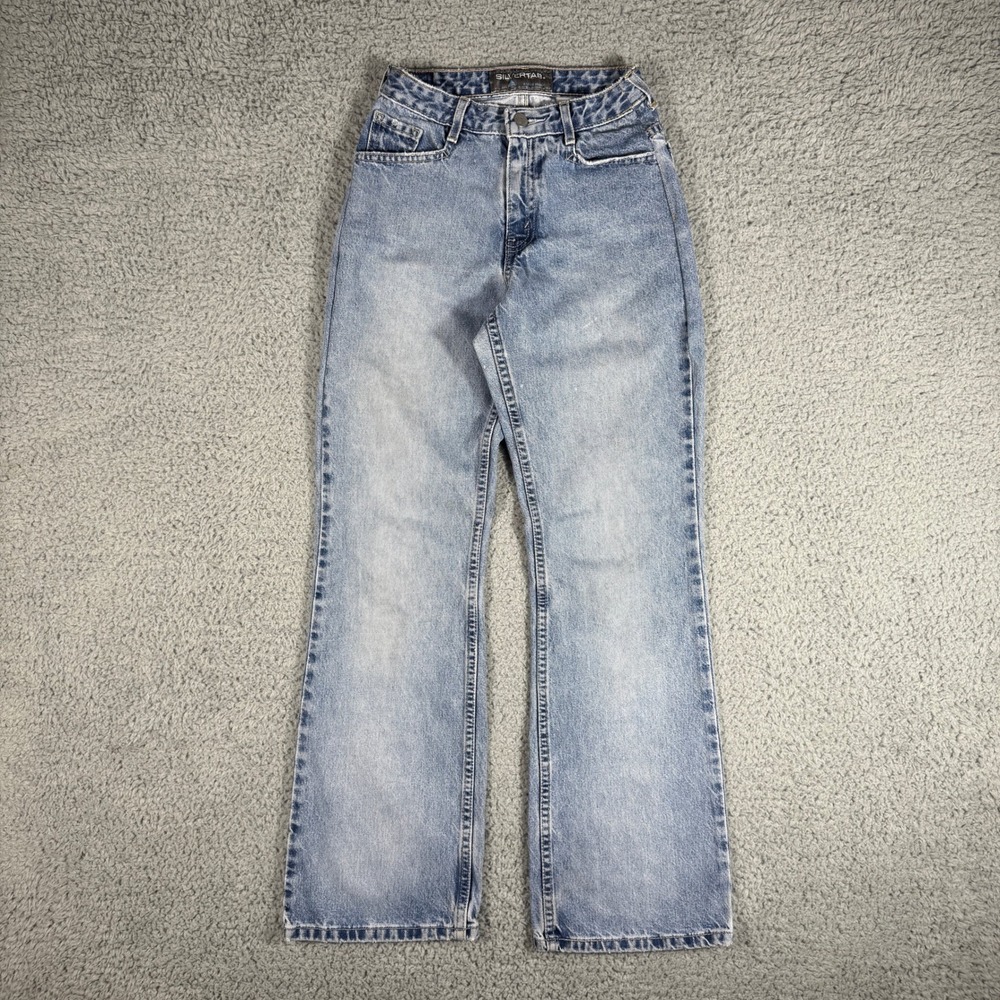 Levi's Silvertab Jeans Y2K Juniors 5S Bootcut Light Wash Denim Blue Vintage